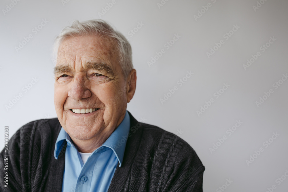 Senior smiling man Senior smiling man
