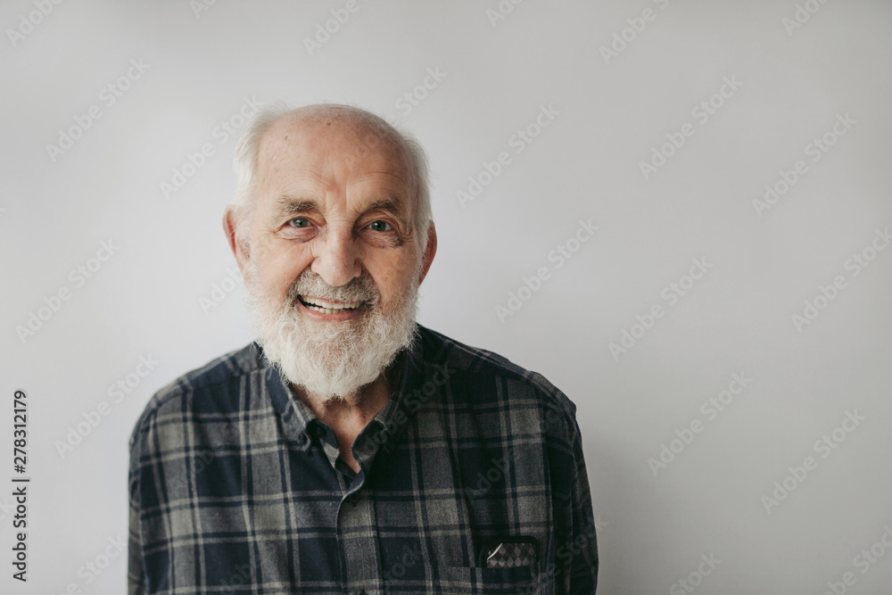Senior smiling man Senior smiling man