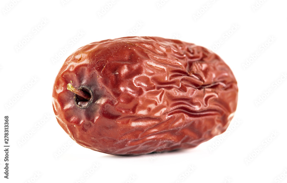 chinese red date isolated on white background chinese red date isolated on white background