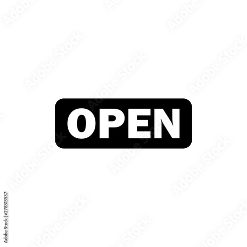 Open icon vector symbol illustration