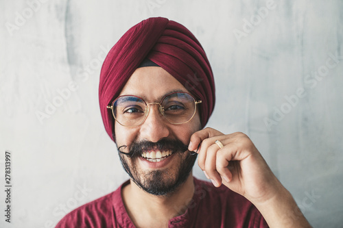 Portrait of Indian Man photo