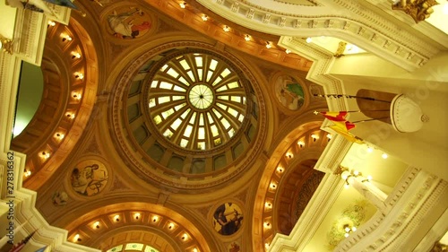 Low angle, South Dakota State Capitol ceiling