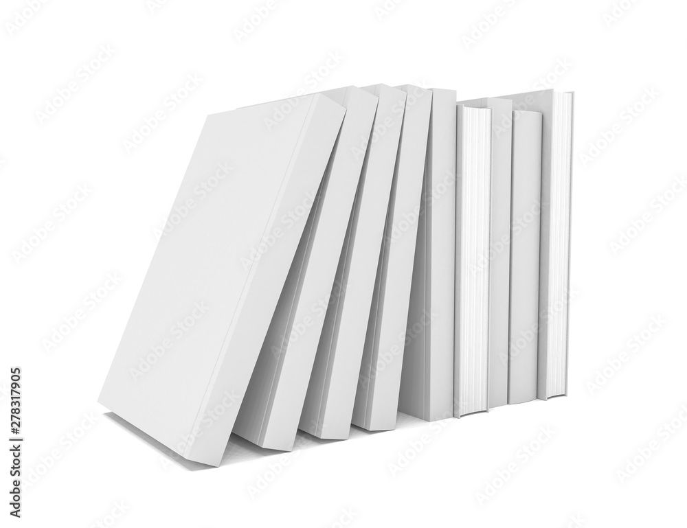 3d Illustration - Bücherstapel - Freisteller 3d Illustration - Bücherstapel - Freisteller