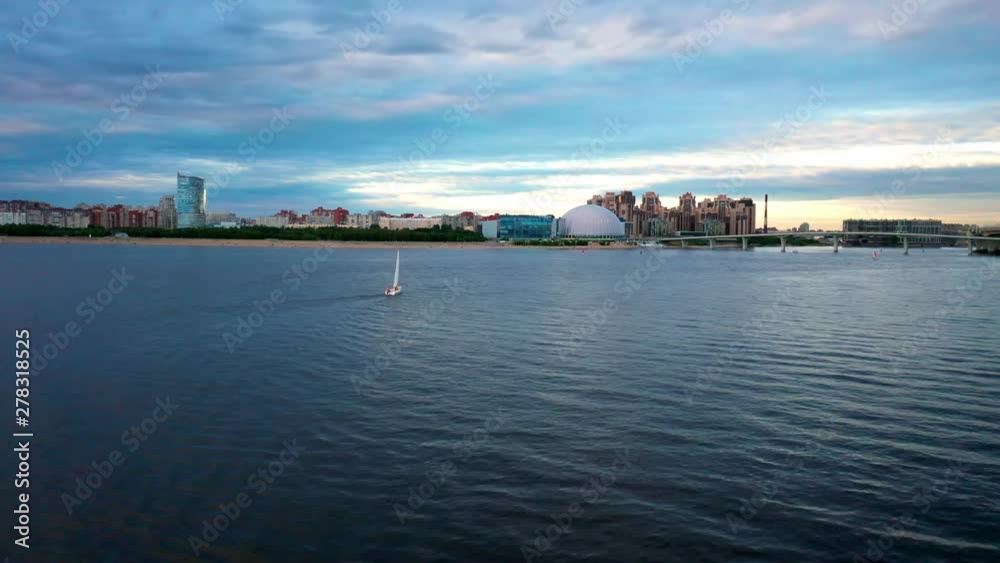 View from the sea of Saint Petersburg, Russia View from the sea of Saint Petersburg, Russia