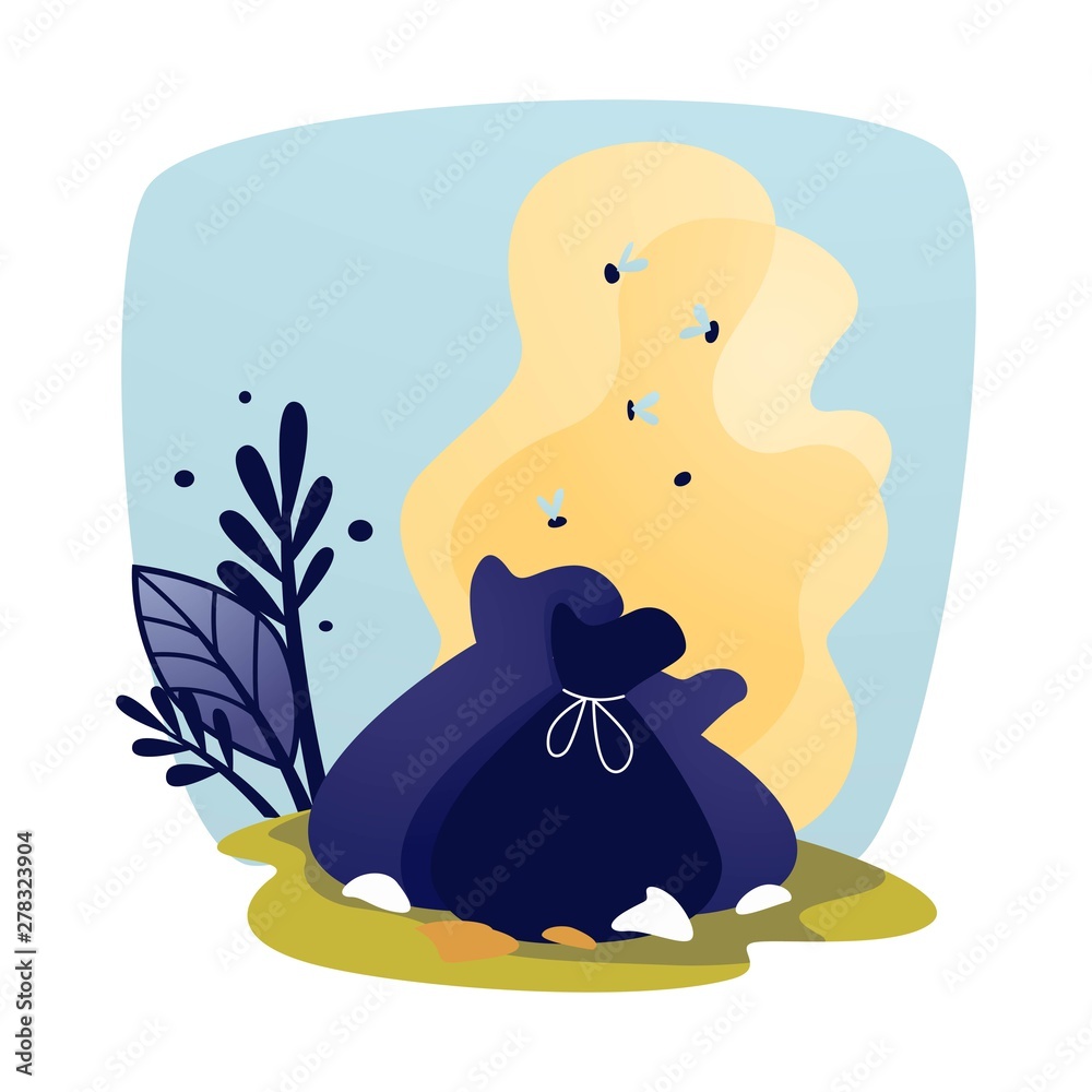 Air pollution dumping waste emissions and contamination ecology