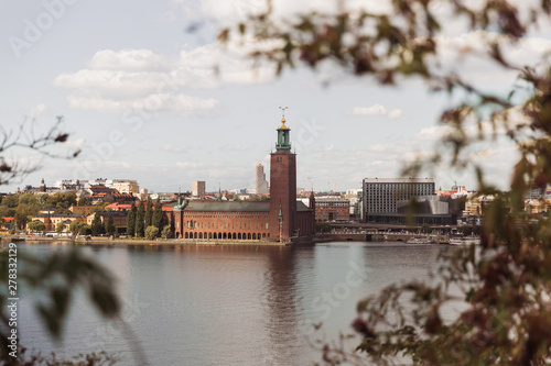 Canvas Print The beautiful view of the city and sea
