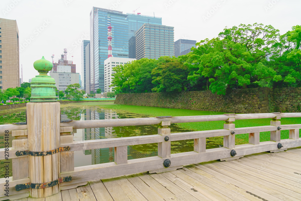 皇居周辺の風景(東京、日本)