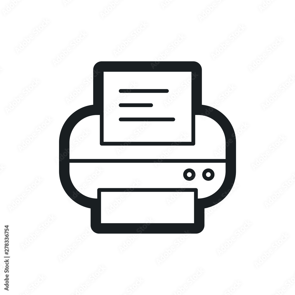 printer vector icon
