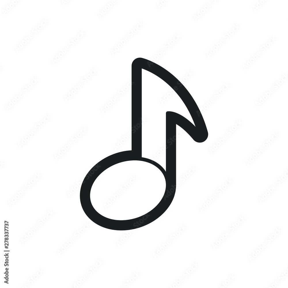 music vector icon
