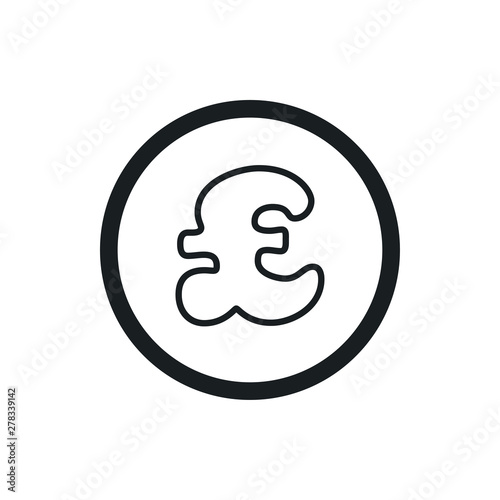 pound vector icon