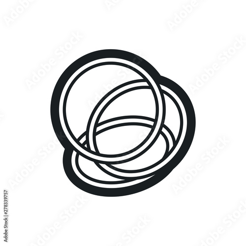hoop vector icon