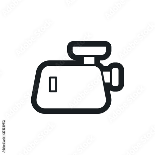  meat grinder vector icon