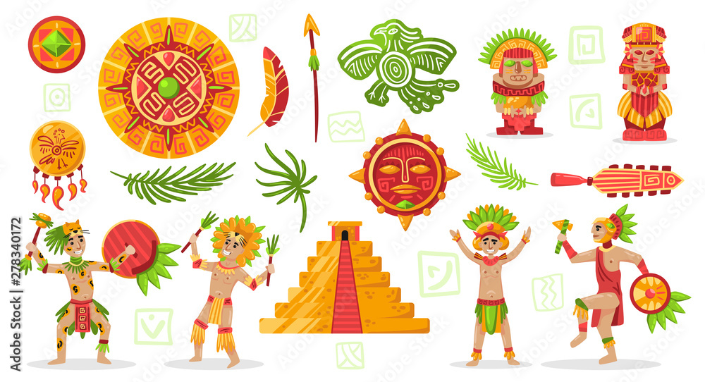 Maya Culture Doodle Set Maya Culture Doodle Set