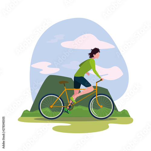 people riding bicycle activity image