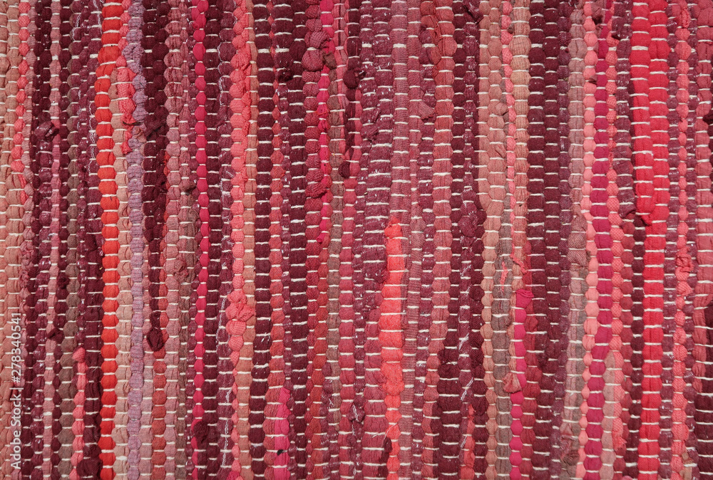 Red fabric background Red fabric background