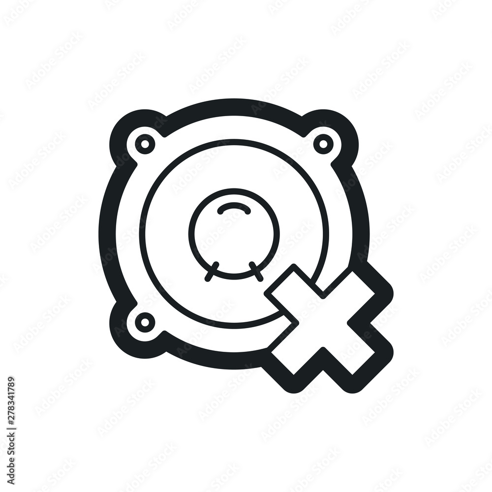 no sound vector icon no sound vector icon
