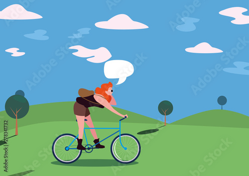 people riding bicycle activity image