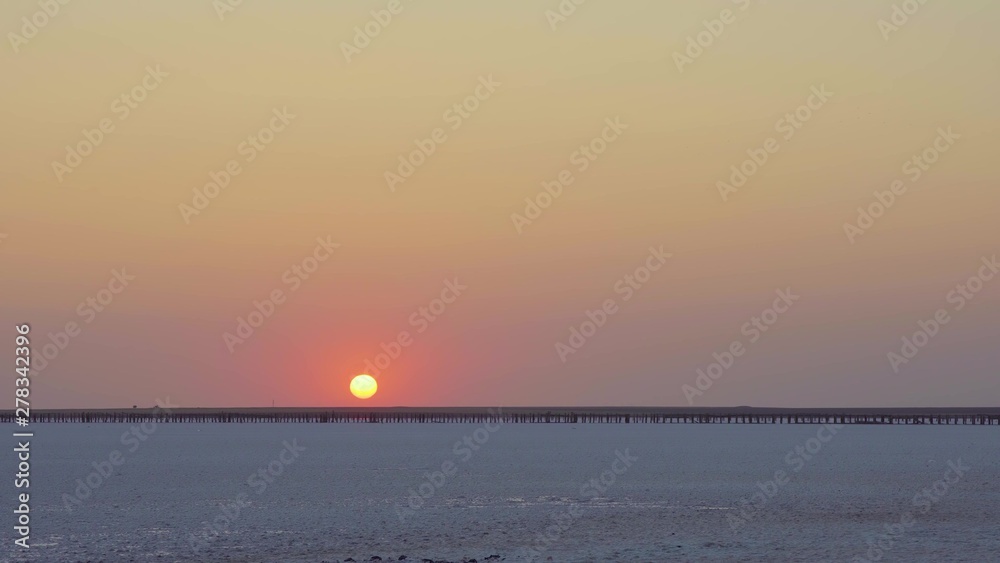 Fototapeta premium sunset at sea