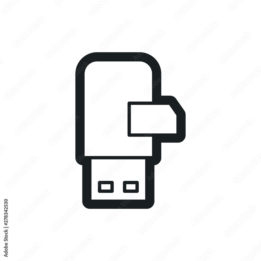 usb modem vector icon usb modem vector icon
