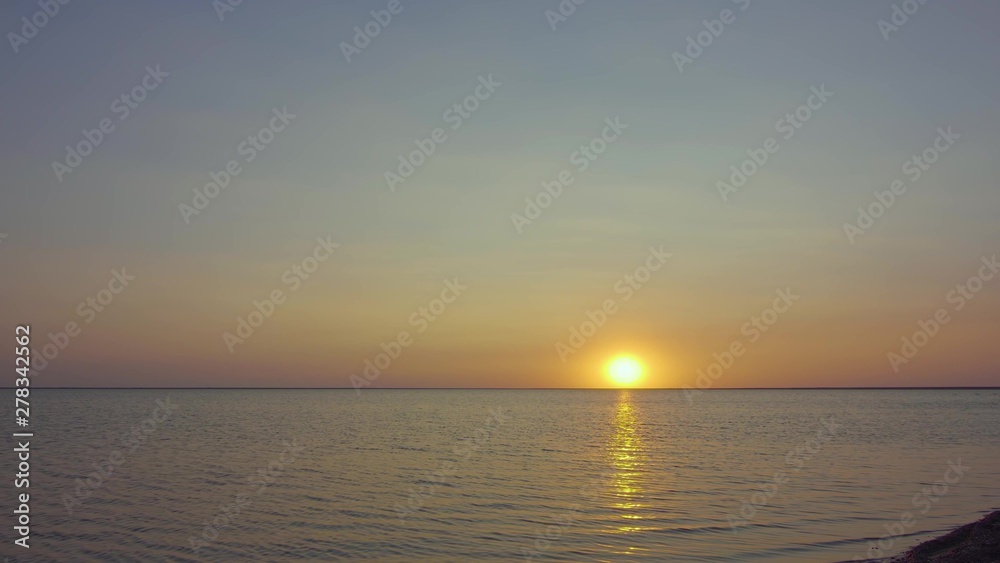 sunset over sea sunset over sea