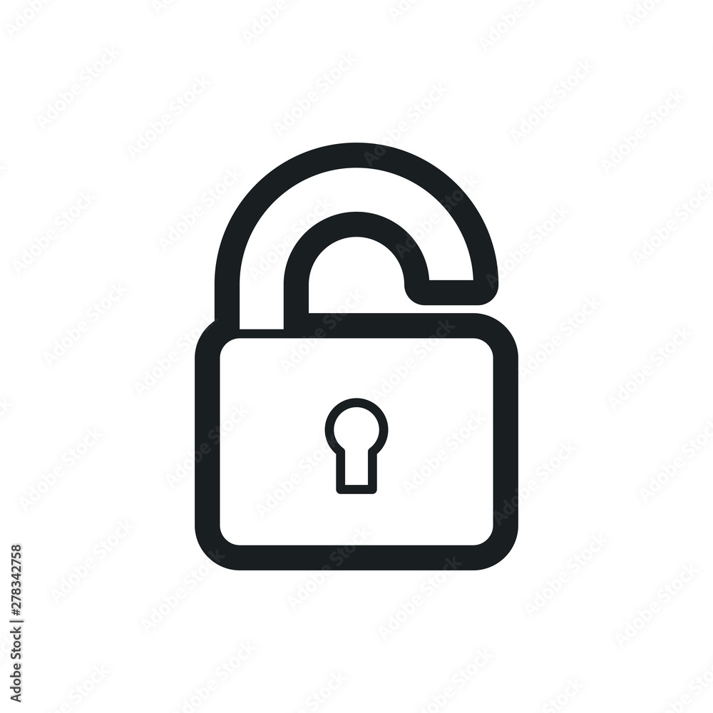 unlock vector icon unlock vector icon
