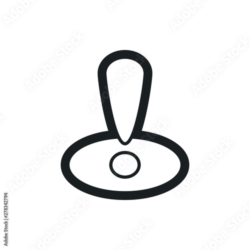 attention sign vector icon