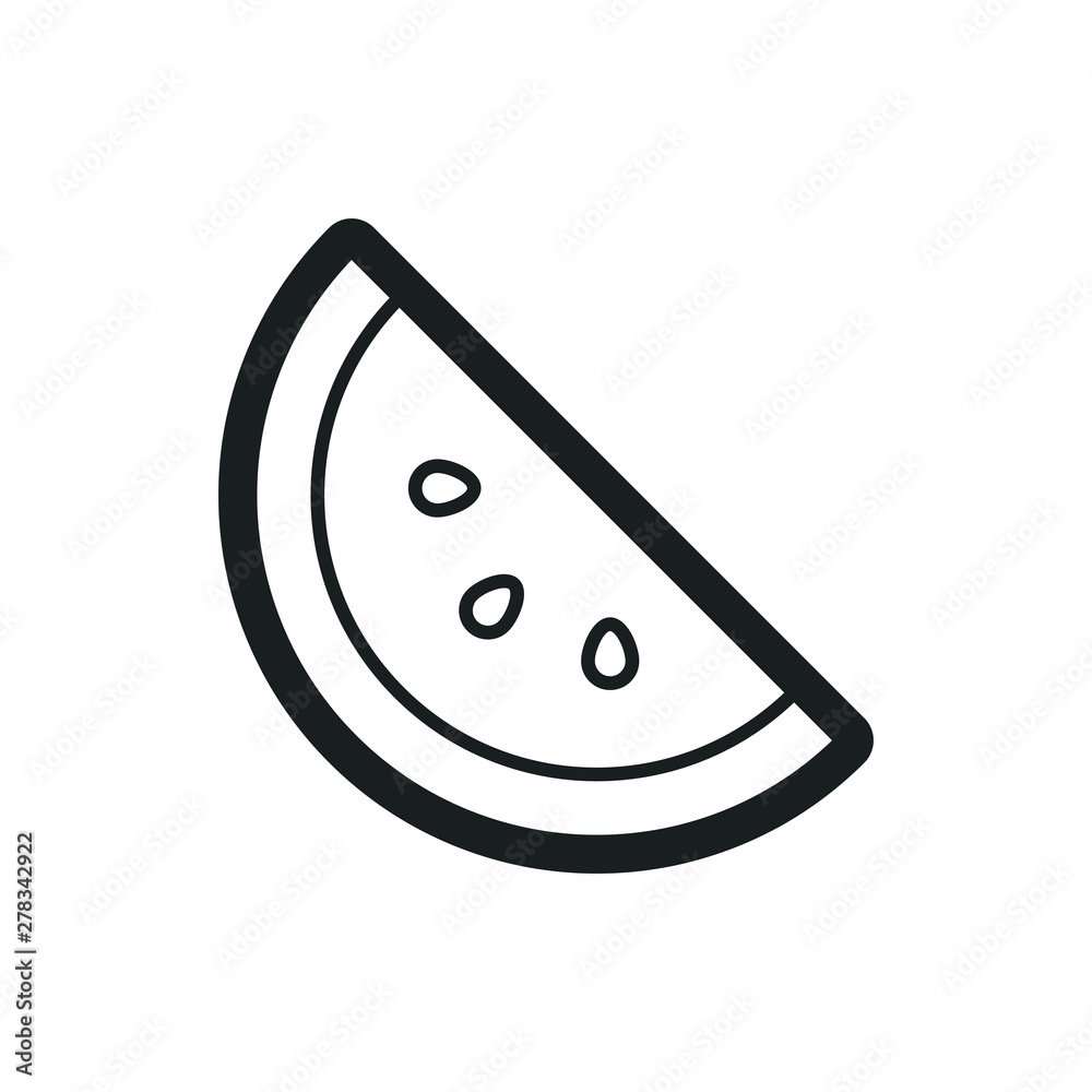 watermelone vector icon watermelone vector icon