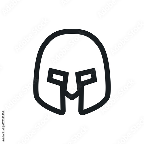 rome helmet vector icon