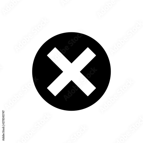 Quality control related vector icon. Fail - Vector