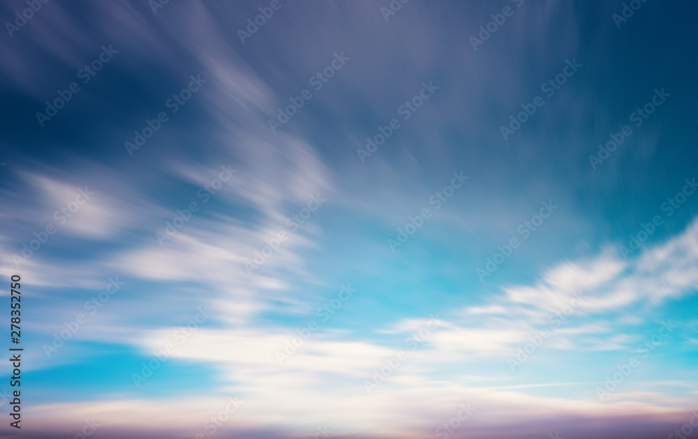 Summer sky and clouds natural background