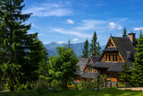 Summer landscape of Tatry mountains.