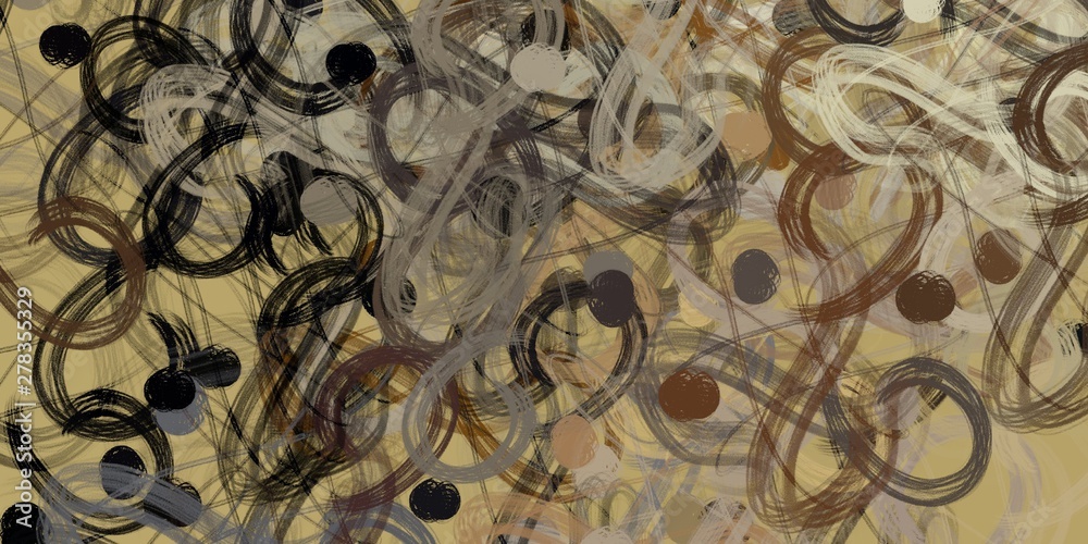 Fototapeta premium Art wallpaper. Digital canvas. 2d illustration. Texture backdrop painting. Creative chaos structure element.