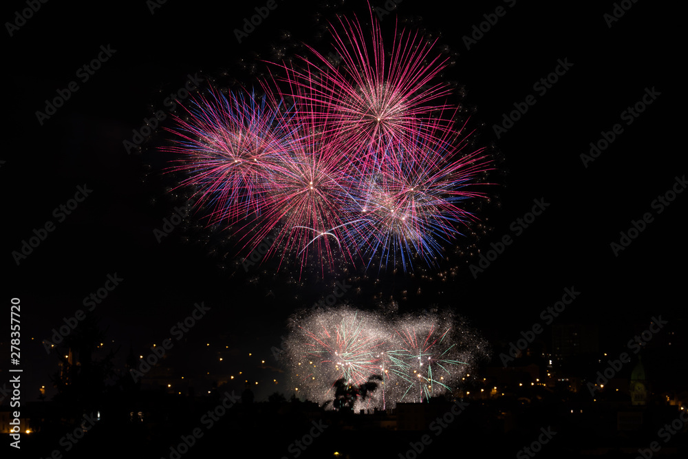 Fireworks at Limoges, France, Juillet 2019