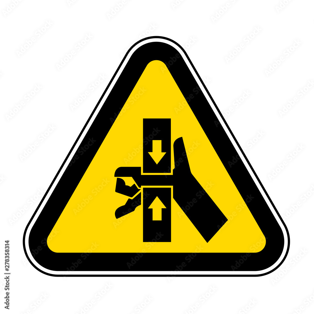 Hand Crush Force From Top And Bottom Symbol Sign, Vector Illustration, Isolate On White Background Label .EPS10 Hand Crush Force From Top And Bottom Symbol Sign, Vector Illustration, Isolate On White Background Label .EPS10