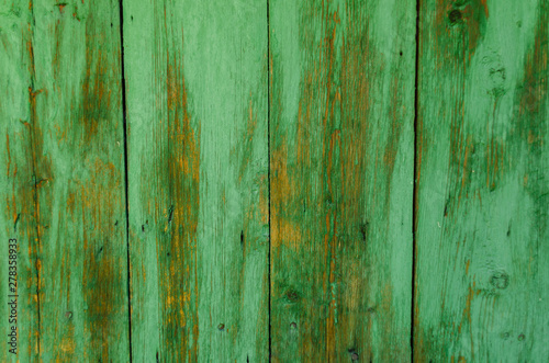 abstract wooden green plank background