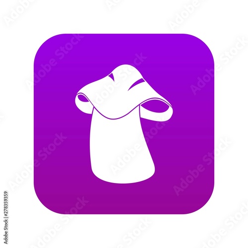 Boletus icon digital purple for any design isolated on white vector illustration