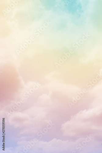 Fototapeta Naklejka Na Ścianę i Meble -  cloud background with a pastel colour