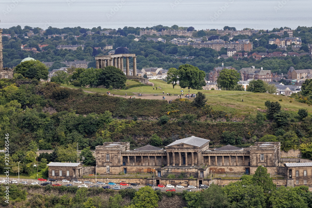 Obraz premium St Andrew's House, Calton Hill - Edinburgh, Scotland, United Kingdom