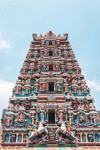 Sri Maha Mariamman hindu temple in Kuala lumpur, Malaysia