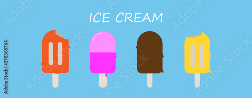 ice cream icon design - vector illustration.