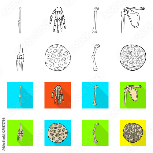 Vector design of medicine and clinic sign. Set of medicine and medical stock symbol for web.