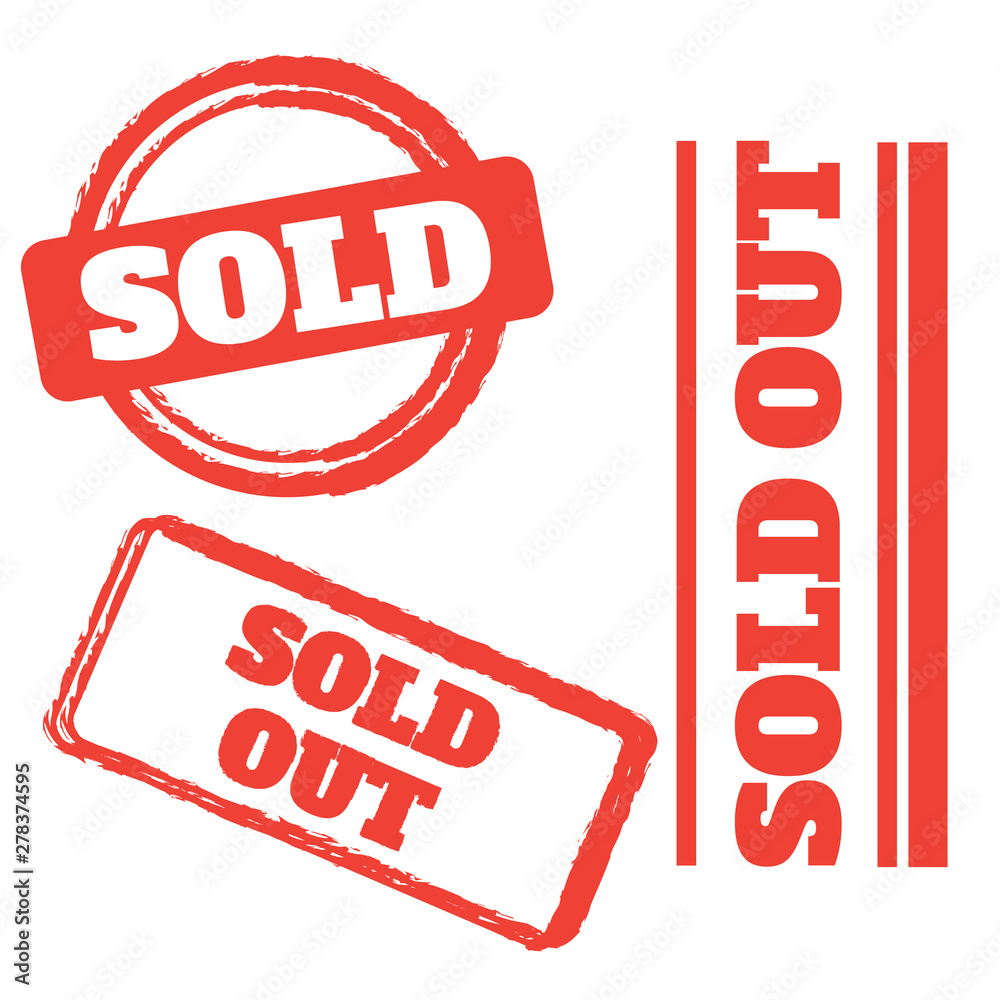 Sold out rubber stamp vector. Sold out stamps grunge. Sold out badge Sold out rubber stamp vector. Sold out stamps grunge. Sold out badge
