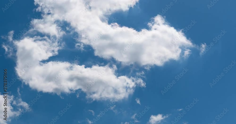 Time lapse of flying clouds nature background no birds, no flicker Time lapse of flying clouds nature background no birds, no flicker