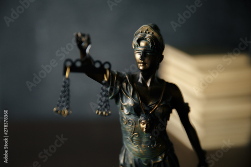 Lady justice, Themis, the statue of justice in heaven. lawyer court lawyer judge courtroom legal lady concept photo