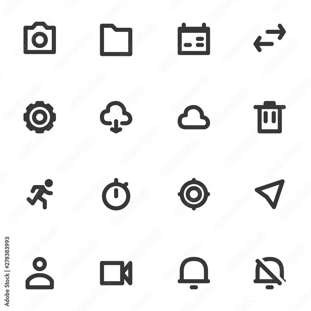 Web Icons. Set Media Icons or Signs Editable Stroke. Outline Symbol Simple Perfect Vector 16x16 Pixel. Web Icons. Set Media Icons or Signs Editable Stroke. Outline Symbol Simple Perfect Vector 16x16 Pixel.