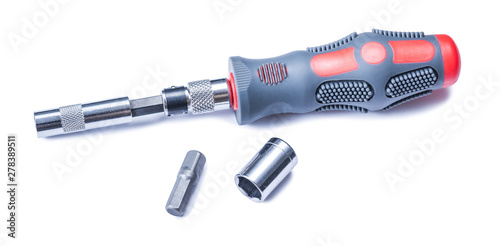 adjustable screwdriver with torx isolated