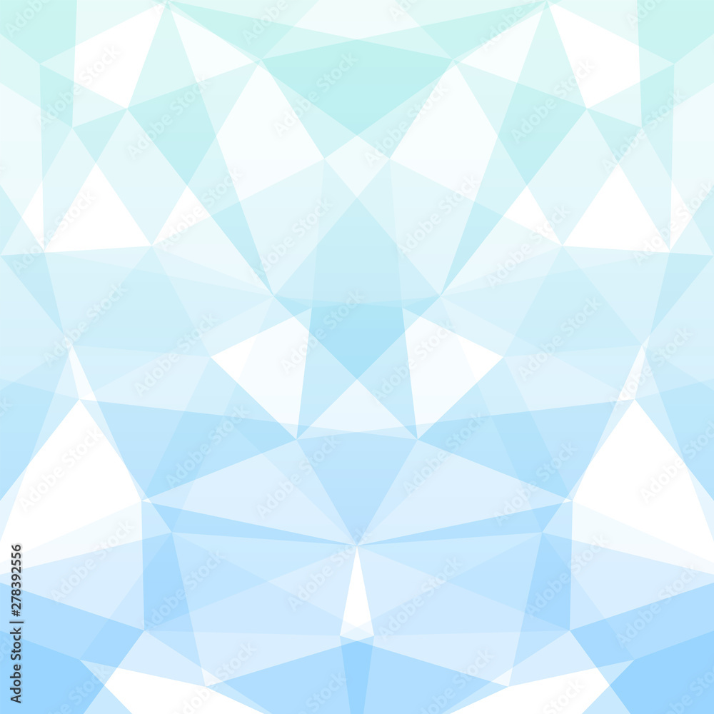 Blue and white polygon background Blue and white polygon background