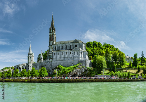 Basilika Notre Dame in Lourdes Frankreich Europa