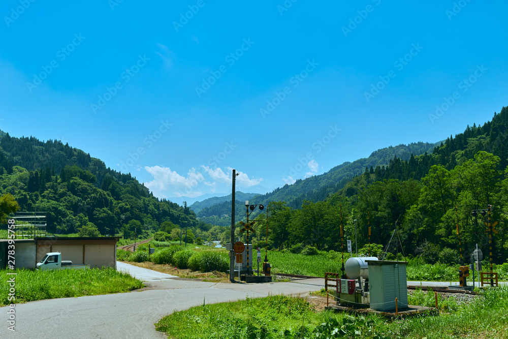 日本の田舎-夏