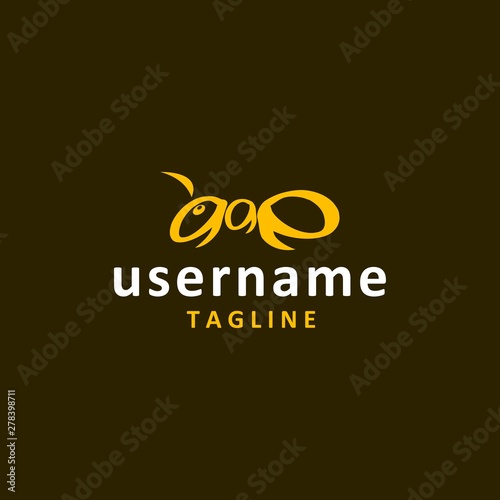 ant logo design inspiration . ant logo template . letter GAP . letter AAA